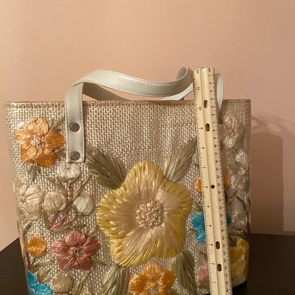 70s Bag - straw and plastic - Picture 4 of 4